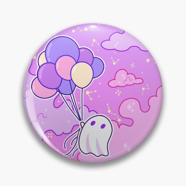 Artikelvorschau, Oben – Ghostie mag bunte Heliumballons entworfen und verkauft von Inkcapella.