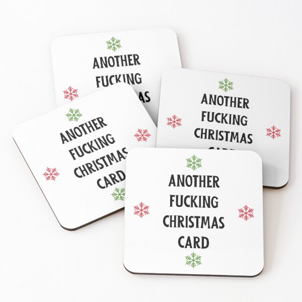 Item preview, Christmas Humor. Rude, Offensive, Inappropriate Sweary Christmas Card. Another Fucking Christmas Card designed and sold by That Cheeky Tee.