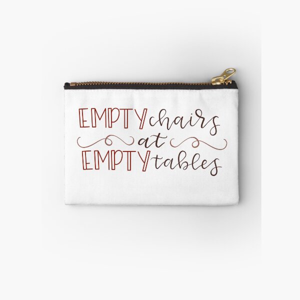Item preview, Les Misérables: Empty Chairs at Empty Tables  designed and sold by amwlettering.