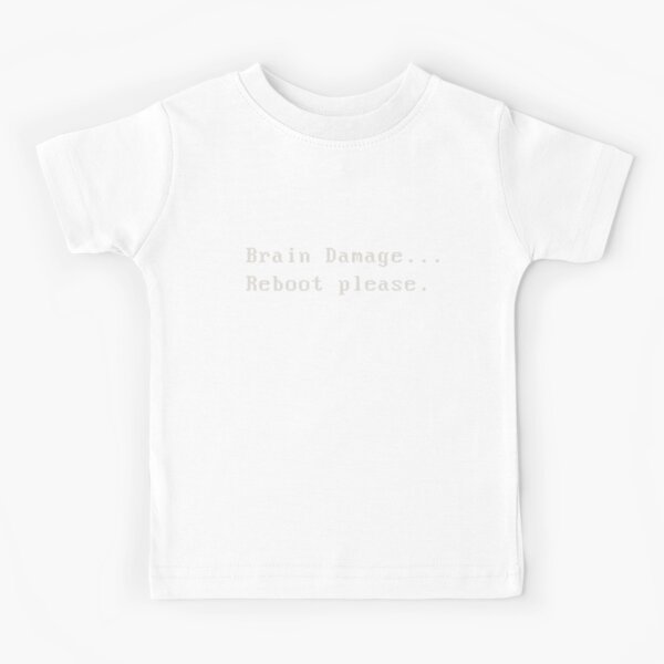 Damage Kids T Shirts Redbubble - broken bones roblox brain damage