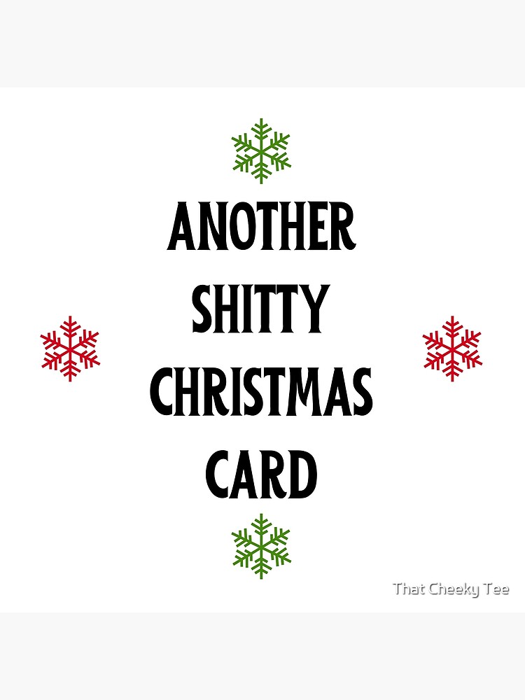 Christmas Humor. Rude, Offensive, Inappropriate Christmas Card