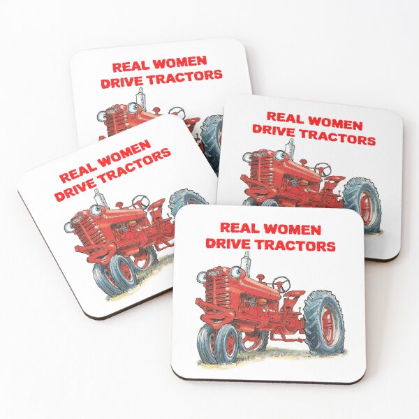 Item preview, Real Women Drive Tractors designed and sold by THEBARNCATSFARM.