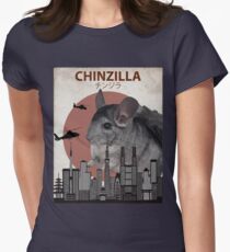 Chinzilla - Giant Chinchilla Monster Women's Fitted T-Shirt