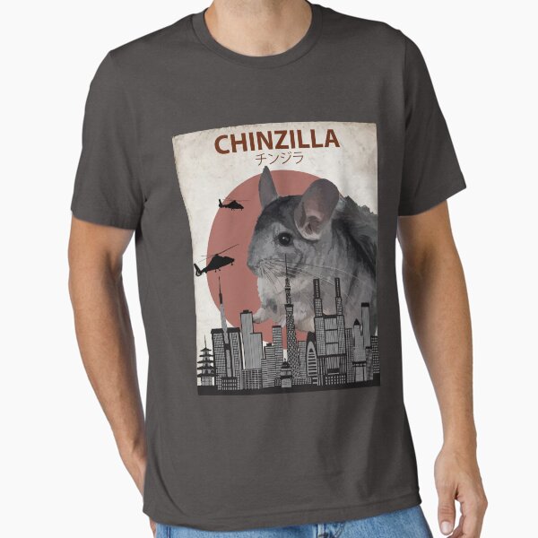 Vista previa del artículo con la obra «Chinzilla - Monstruo Chinchilla Gigante», diseñado y vendido por Animalzilla.
