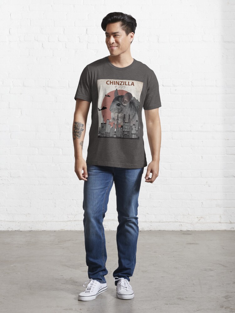 Alternate view of Chinzilla - Giant Chinchilla Monster Essential T-Shirt