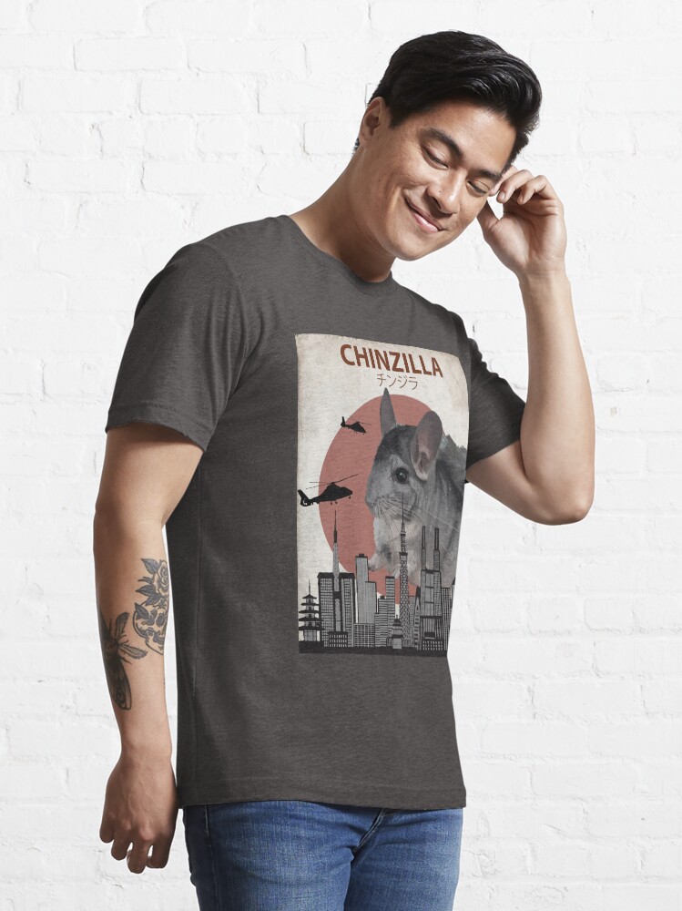 Alternate view of Chinzilla - Giant Chinchilla Monster Essential T-Shirt