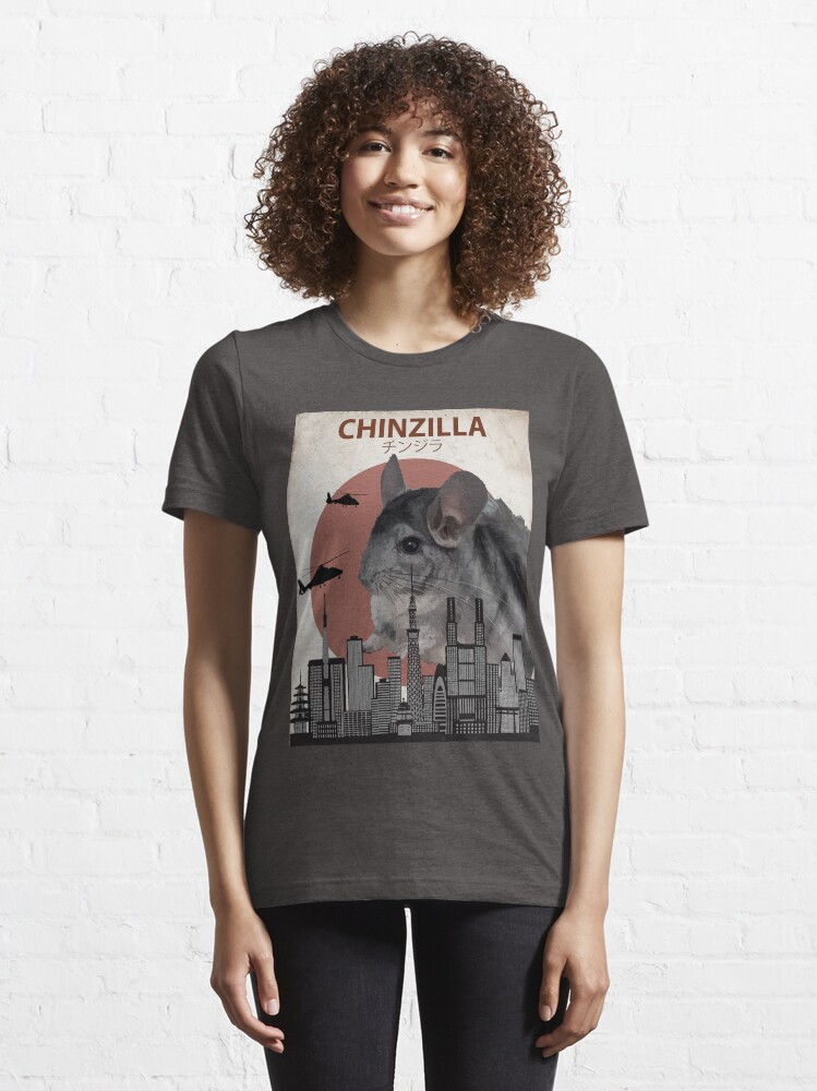 Alternate view of Chinzilla - Giant Chinchilla Monster Essential T-Shirt