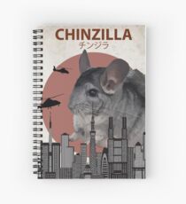 Chinzilla - Giant Chinchilla Monster Spiral Notebook