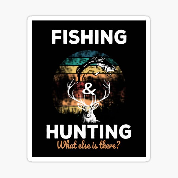 32 Hunting and Fishing Stickers. Adult Stickers for The Avid