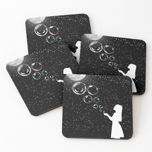 Item preview, Moon to the bubbles designed and sold by LookingUpStudio.