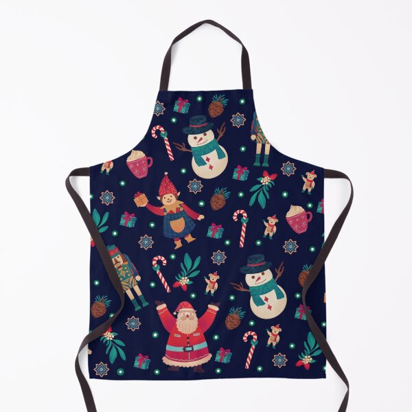 Item preview, Colorful Christmas, beautiful illustration full of Christmas characters like Santa Claus, elves, plush toys, nutcrackers and Christmas tree stars. designed and sold by Malogue.