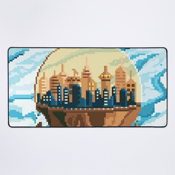 Item preview, Pixelated Floating City designed and sold by HopeDetour.