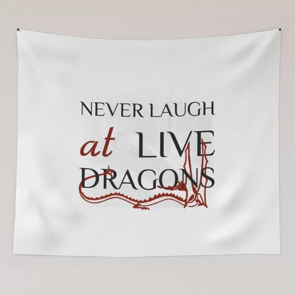 Item preview, Never Laugh at Live Dragons ~ JRR Tolkien designed and sold by GigiElle.