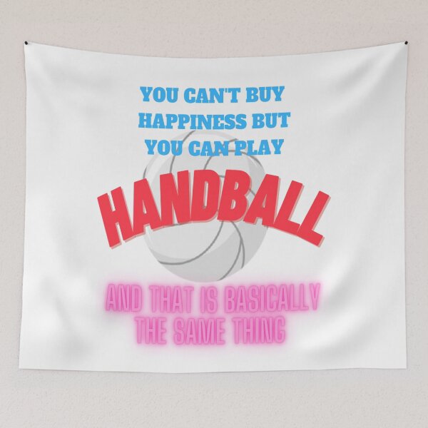 Item preview, You can't buy happiness but you can play handball designed and sold by Hammy97.