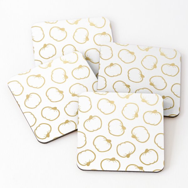 Item preview, Gold and White Pumpkin Pattern designed and sold by evannave.