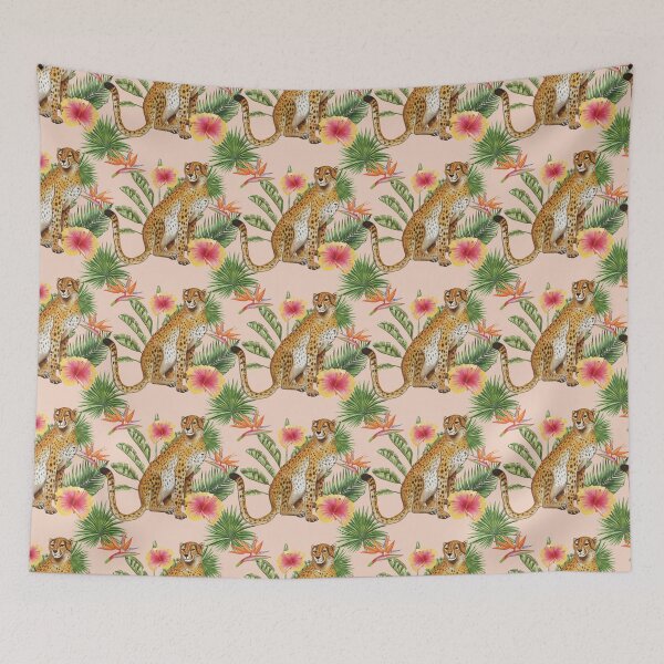 Item preview, Tropical pattern Cheetah designed and sold by Marga Hogenhuis-Flokstra.