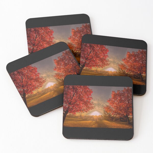 Item preview, Misty Foggy Fall Sunrise designed and sold by Annariaart.