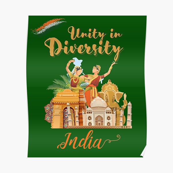 " Culture of india gift for diverse culture lovers Indian design" Poster for Sale by
