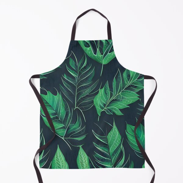 Item preview, Dark tropical green leaf patter #5 designed and sold by supeart.