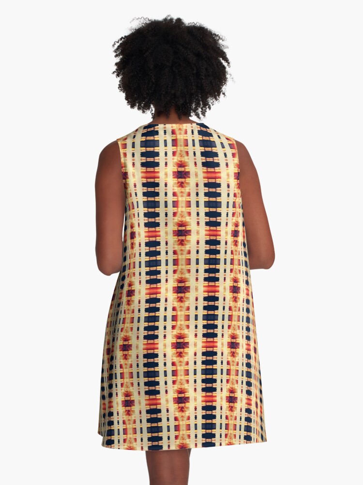 Thumbnail 3 of 4, A-Line Dress, The Fire Ring designed and sold by kinkatstyle.