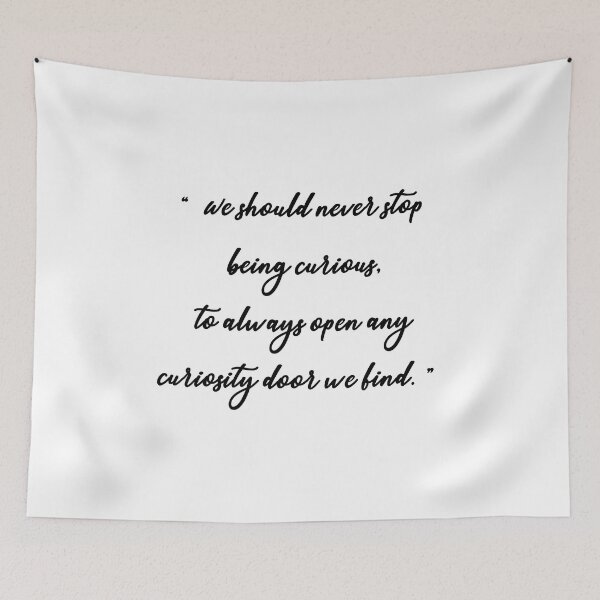Item preview, Dustin's Quote designed and sold by purplewings03.