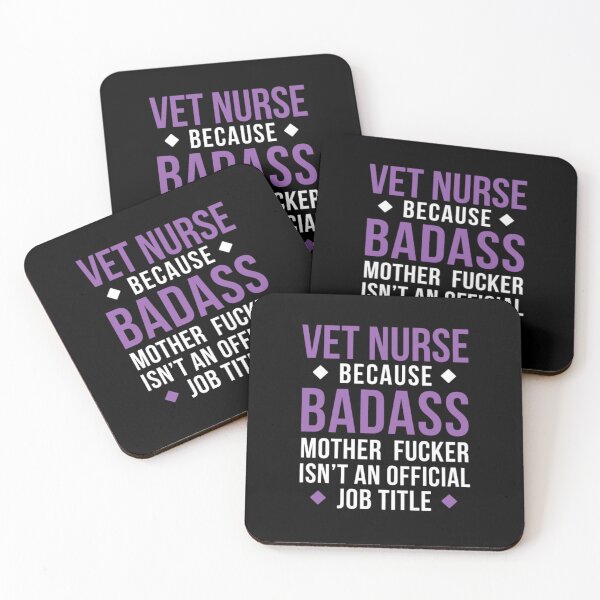 Item preview, Badass Vet Nurse Professions Veterinary designed and sold by aryagiri.
