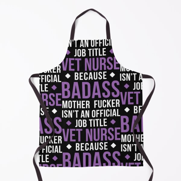 Item preview, Badass Vet Nurse Professions Veterinary designed and sold by aryagiri.