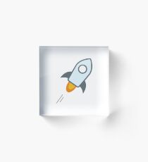 Stellar Lumens XLM Acrylic Block
