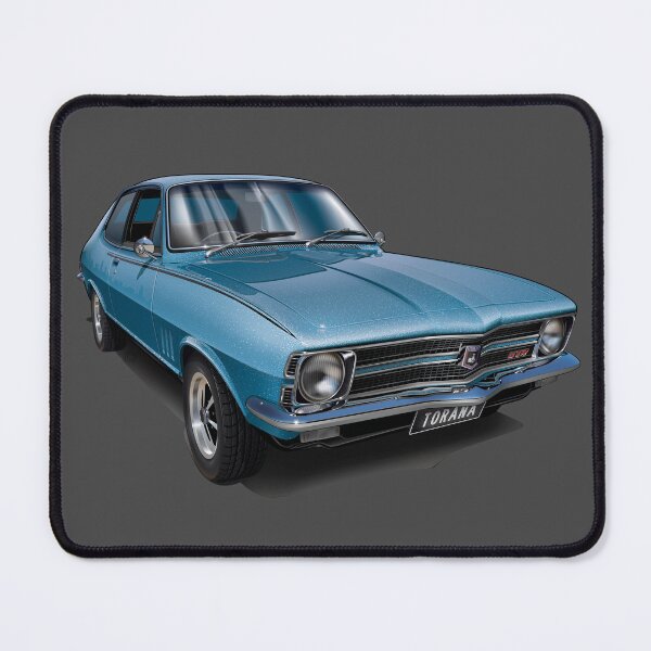 Aperçu de l'œuvre Holden LC GTR Torana illustrée - Bleu créée et vendue par tshirtgarage.