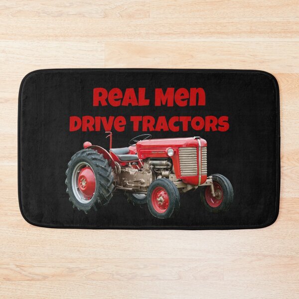 Item preview, Real Men Drive Tractors designed and sold by THEBARNCATSFARM.
