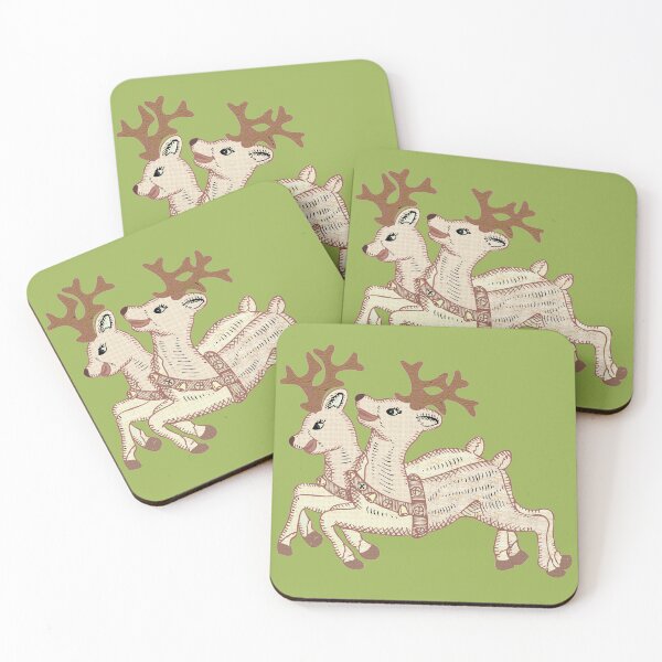 Item preview, Two Reindeer designed and sold by Frankie Cat Photography.