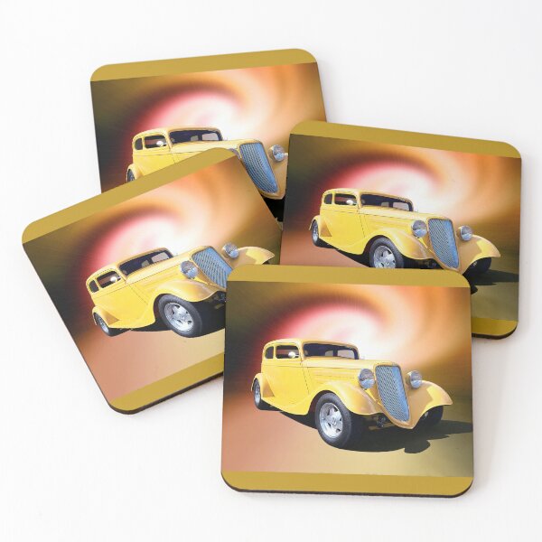 Item preview, Yellow 34 Ford Coupe designed and sold by Thomas Burtney.