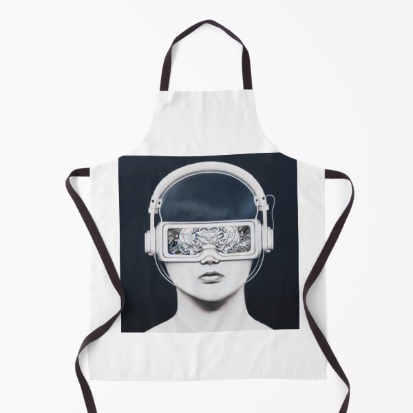 Item preview, Woman with headphones (Aesthetic design) designed and sold by Designsbychathu.