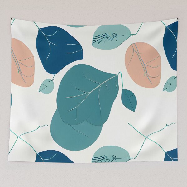 Item preview, seamless leaf blob pattern #2 designed and sold by supeart.
