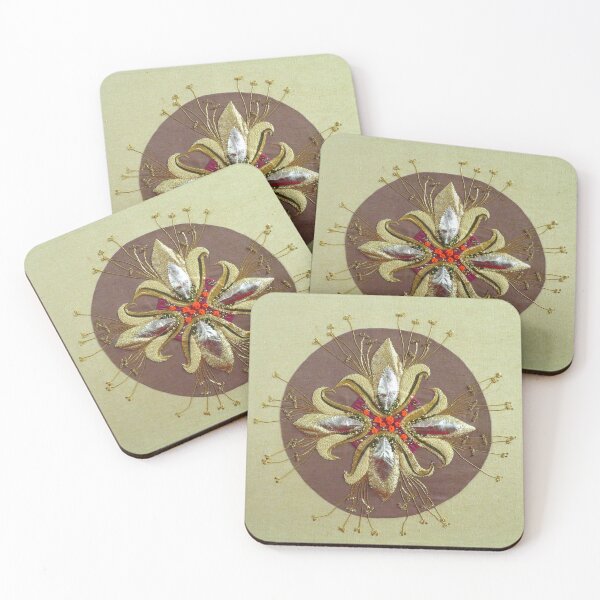 Item preview, Gold, Silver and Red Roses designed and sold by wiggyofipswich.
