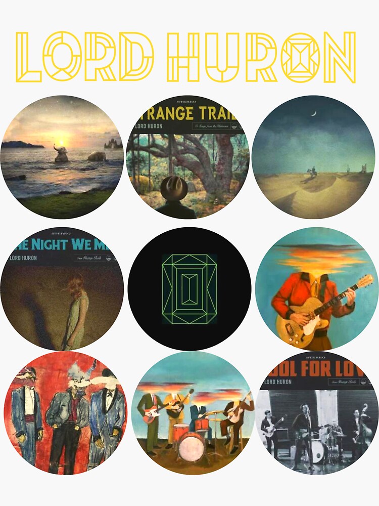 "Lord Huron band t shirt and sticker Lord Huron Sticker" Sticker for