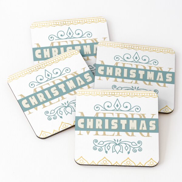 Item preview, Merry Christmas Ornamental Design designed and sold by 4thoughtDesigns.