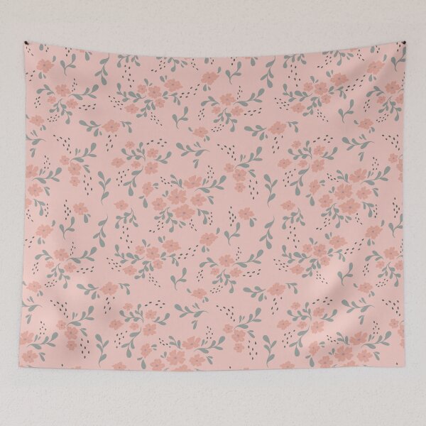Item preview, Pale Pink Spring Florals designed and sold by MerelyDesignsCo.