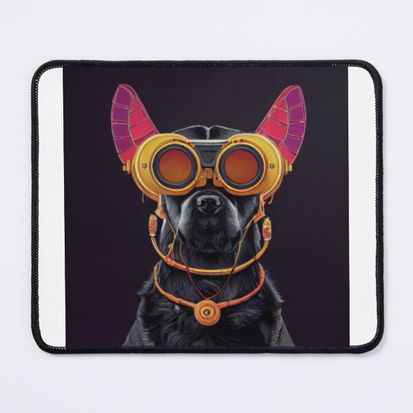 Item preview,  A dog in futurstic headphones and with VR glasses designed and sold by Designsbychathu.