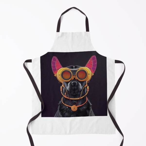 Item preview, A dog in futurstic headphones and with VR glasses designed and sold by Designsbychathu.