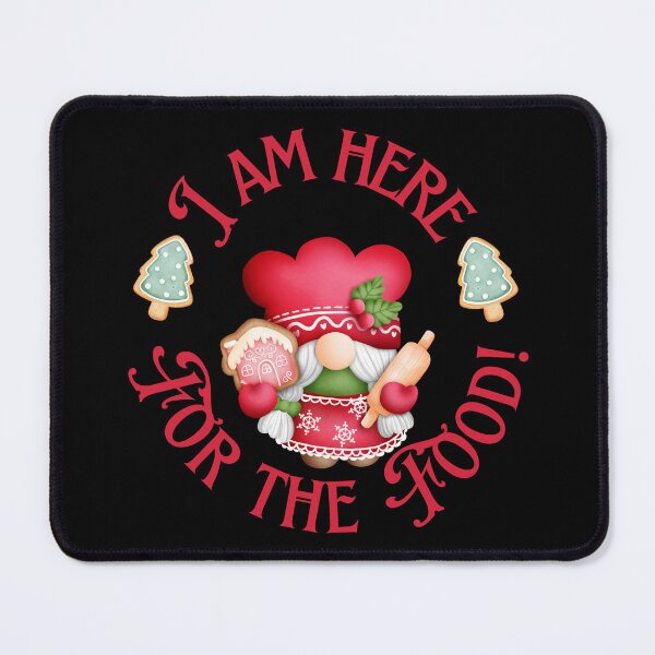 Item preview, I am here for the Food- XMas Party Special designed and sold by mann-doodles.