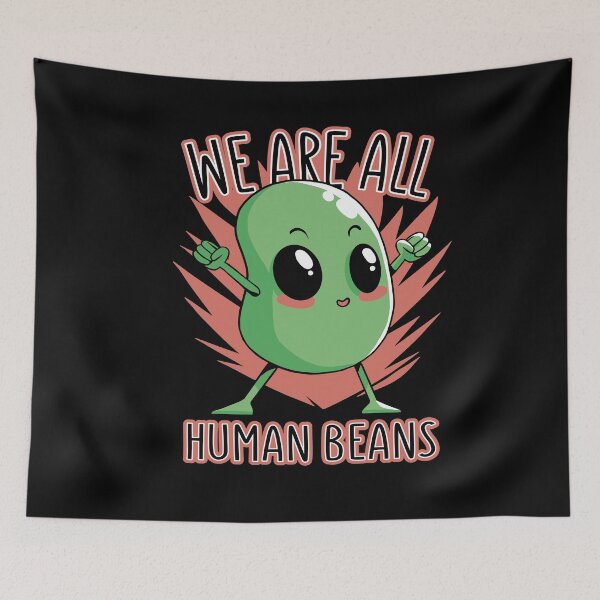 Item preview, we are all human beans designed and sold by YueHeng Creates ⭐⭐⭐⭐⭐.