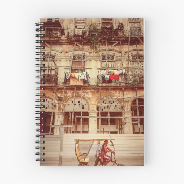 Item preview, Early Morning Bicitaxi Havana Cuba Vintage designed and sold by PhotoArt by Joan Carroll.