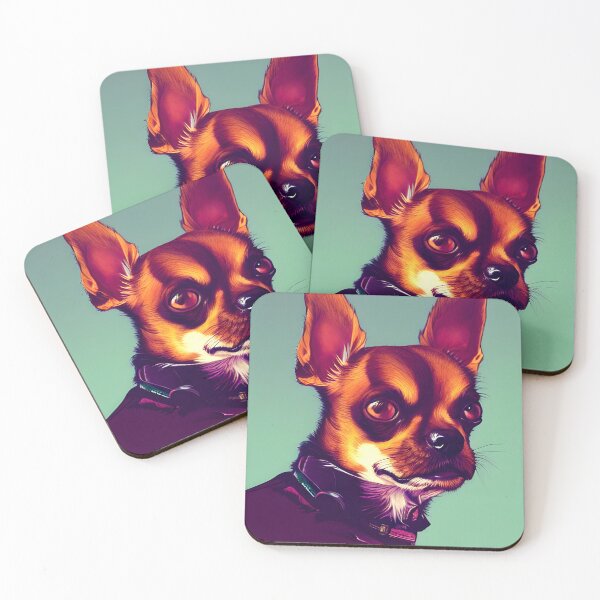 Item preview, Chihuahua colorful art painting dog #38 designed and sold by supeart.