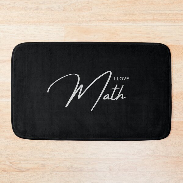 Item preview, I Love Math Typography designed and sold by MathVerge.