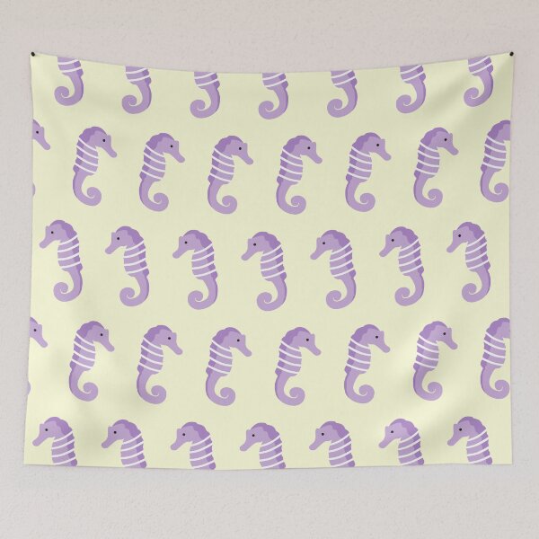 Item preview, Small medium sea horse pattern 2 designed and sold by LemonCreamyyyy.