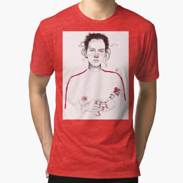 LA LUCHADORA by elenagarnu Tri-blend T-Shirt