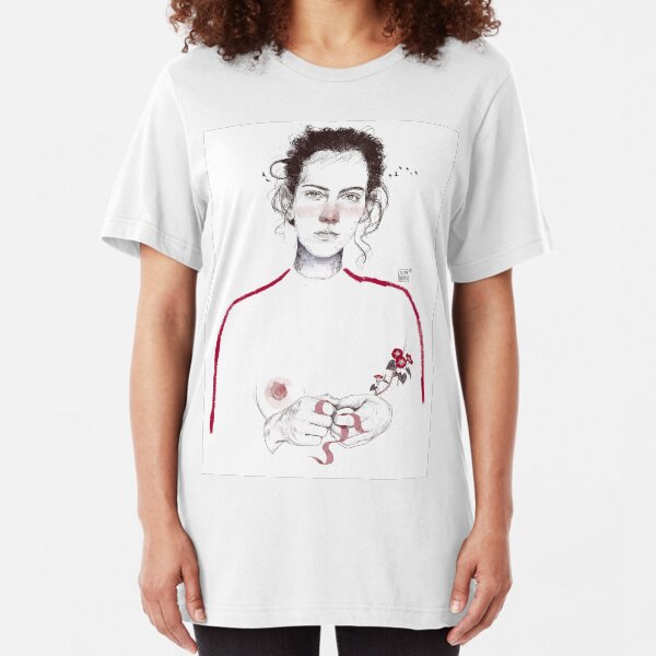 LA LUCHADORA by elenagarnu Slim Fit T-Shirt