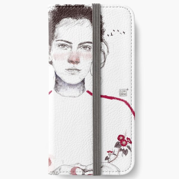 LA LUCHADORA by elenagarnu iPhone Wallet