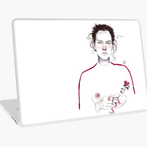LA LUCHADORA by elenagarnu Laptop Skin